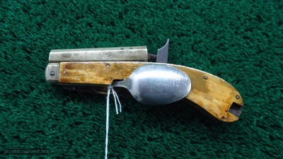 UNWIN & RODGERS SHEFFIELD PERCUSSION KNIFE PISTOL - Image 2 of 14