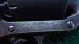 STARR MODEL 1858 NAVY DA REVOLVER SERIAL NUMBER 7 IN CALIBER 36 - 9 of 14