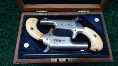 CASED PAIR OF THUER DERRINGERS IN CALIBER 41 RF - Image 15 of 16