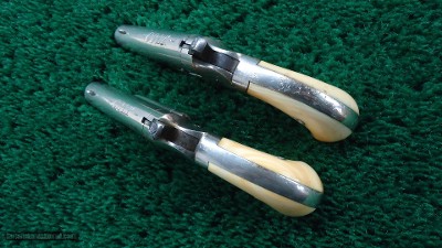 CASED PAIR OF THUER DERRINGERS IN CALIBER 41 RF - Image 5 of 16