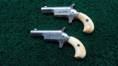 CASED PAIR OF THUER DERRINGERS IN CALIBER 41 RF - Image 2 of 16