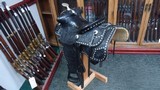BEAUTIFUL BLACK PARADE SADDLE WITH MARTINGALE AND HOLSTER RIG - 2 of 13