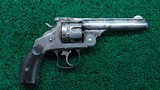 SMITH & WESSON 44 CALIBER DOUBLE ACTION 1ST MODEL REVOLVER IN BOOK CASE - 2 of 18