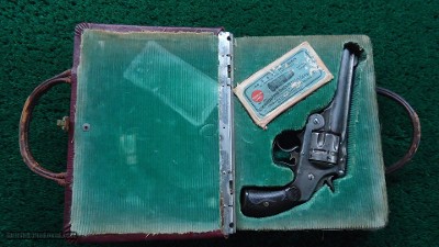 SMITH & WESSON 44 CALIBER DOUBLE ACTION 1ST MODEL REVOLVER IN BOOK CASE - Image 17 of 18