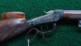 *Sale Pending* - CUSTOM MARLIN BALLARD OFF HAND SCHUETZEN TARGET RIFLE CHAMBERED IN .32-40 - 1 of 25
