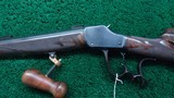 *Sale Pending* - CUSTOM WINCHESTER MODEL 1885 HIGH WALL SCHUETZEN RIFLE CHAMBERED IN 32-40 - 2 of 19