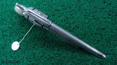 ENGRAVED COLT SINGLE ACTION BLACK POWDER FRAME REVOLVER - Image 3 of 17