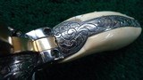 NICKEL AND GOLD ENGRAVED COLT 1ST GEN REVOLVER IN CALIBER 38 WCF - 12 of 19