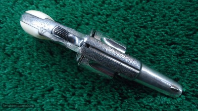 FACTORY ENGRAVED COLT NEW LINE REVOLVER IN CALIBER 41 RF - Image 3 of 14