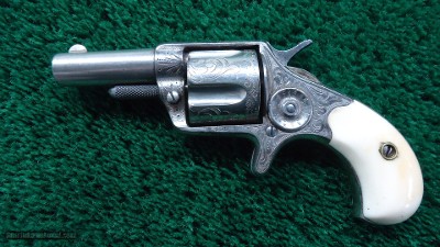 FACTORY ENGRAVED COLT NEW LINE REVOLVER IN CALIBER 41 RF - Image 2 of 14