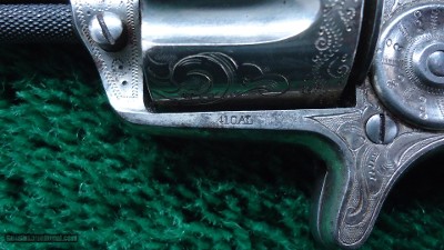 FACTORY ENGRAVED COLT NEW LINE REVOLVER IN CALIBER 41 RF - Image 11 of 14