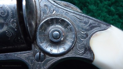 FACTORY ENGRAVED COLT NEW LINE REVOLVER IN CALIBER 41 RF - Image 9 of 14