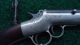 FRANK WESSON FACTORY ENGRAVED SINGLE SHOT RIFLE - 9 of 25