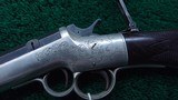 FRANK WESSON FACTORY ENGRAVED SINGLE SHOT RIFLE - 8 of 25