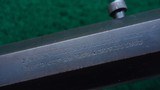 FRANK WESSON FACTORY ENGRAVED SINGLE SHOT RIFLE - 6 of 25