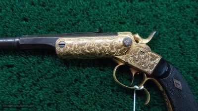 BEAUTIFUL STEVENS LORD MODEL 36 SINGLE SHOT TARGET PISTOL IN 22 LR - Image 8 of 22