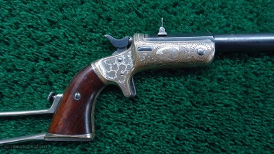 WELL DOCUMENTED STEVENS NEW MODEL TIP UP POCKET RIFLE