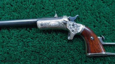 WELL DOCUMENTED STEVENS NEW MODEL TIP UP POCKET RIFLE - Image 2 of 23