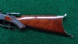 DELUXE WINCHESTER 1885 LOW WALL RIFLE IN CALIBER 25-20 S.S. - 21 of 25