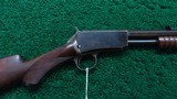 WINCHESTER DELUXE MODEL 1890 RIFLE IN 22 SHORT WITH LETTER