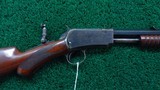 WINCHESTER MODEL 1890 DELUXE PUMP RIFLE IN 22 SHORT