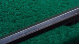 *Sale Pending* - VERY RARE WINCHESTER MODEL 1890 SOLID FRAME RIFLE IN CALIBER 22 SHORT - 12 of 20