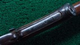 WINCHESTER MODEL 1890 WITH SPECIAL ORDER PISTOL GRIP WALNUT STOCK IN 22 SHORT - 11 of 23