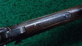 WINCHESTER MODEL 1890 WITH SPECIAL ORDER PISTOL GRIP WALNUT STOCK IN 22 SHORT - 8 of 23