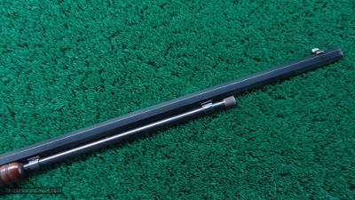 W3782 SECOND MODEL WINCHESTER 1890 TAKE-DOWN RIFLE WITH SPECIAL ORDER HALF NICKEL TRIM CHAMBERED IN 22 SHORT - Image 7 of 21