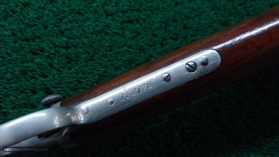 W3782 SECOND MODEL WINCHESTER 1890 TAKE-DOWN RIFLE WITH SPECIAL ORDER HALF NICKEL TRIM CHAMBERED IN 22 SHORT - Image 11 of 21