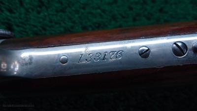 W3782 SECOND MODEL WINCHESTER 1890 TAKE-DOWN RIFLE WITH SPECIAL ORDER HALF NICKEL TRIM CHAMBERED IN 22 SHORT - Image 15 of 21