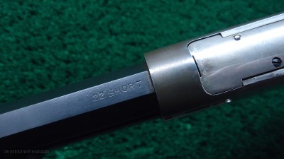W3782 SECOND MODEL WINCHESTER 1890 TAKE-DOWN RIFLE WITH SPECIAL ORDER HALF NICKEL TRIM CHAMBERED IN 22 SHORT - Image 6 of 21