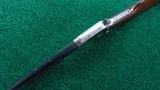 WINCHESTER MODEL 1890 WITH SPECIAL ORDER HALF NICKEL TRIM IN CALIBER 22 SHORT - 4 of 21