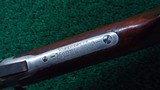 WINCHESTER MODEL 1890 WITH SPECIAL ORDER HALF NICKEL TRIM IN CALIBER 22 SHORT - 8 of 21