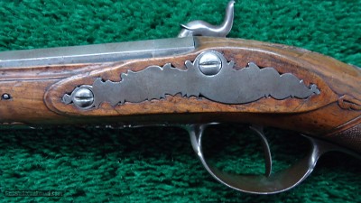 CHRISTOPH KUCHENREITER MARKED PERCUSSION PISTOL IN APPROXIMATELY .50 CALIBER - Image 8 of 10