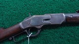 WINCHESTER 1873 FIRST MODEL LEVER ACTION RIFLE IN CALIBER 44 - 1 of 20
