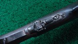 WINCHESTER MODEL 1873 RIFLE WITH INSCRIBED STOCK IN CALIBER 44 WCF - 8 of 23
