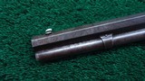 WINCHESTER MODEL 1873 RIFLE WITH INSCRIBED STOCK IN CALIBER 44 WCF - 16 of 23
