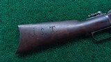WINCHESTER MODEL 1873 RIFLE WITH INSCRIBED STOCK IN CALIBER 44 WCF - 21 of 23
