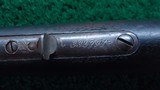 RARE WINCHESTER MODEL 1873 EXTRA HEAVY BARREL RIFLE IN CALIBER 44 WCF - 16 of 23