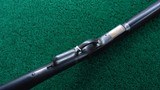 RARE WINCHESTER MODEL 1873 EXTRA HEAVY BARREL RIFLE IN CALIBER 44 WCF - 3 of 23