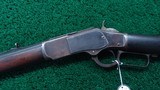 RARE WINCHESTER MODEL 1873 EXTRA HEAVY BARREL RIFLE IN CALIBER 44 WCF - 2 of 23