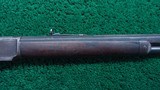 RARE WINCHESTER MODEL 1873 EXTRA HEAVY BARREL RIFLE IN CALIBER 44 WCF - 5 of 23