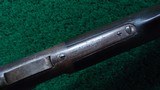 RARE WINCHESTER MODEL 1873 EXTRA HEAVY BARREL RIFLE IN CALIBER 44 WCF - 8 of 23