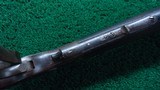 RARE WINCHESTER MODEL 1873 EXTRA HEAVY BARREL RIFLE IN CALIBER 44 WCF - 9 of 23