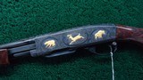*Sale Pending* - VERY FINE REMINGTON MODEL 760 F GRADE RIFLE ENGRAVED BY ROBERT RUNGE IN CALIBER 30-06 SPRG - 2 of 25