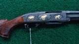*Sale Pending* - VERY FINE REMINGTON MODEL 760 F GRADE RIFLE ENGRAVED BY ROBERT RUNGE IN CALIBER 30-06 SPRG - 1 of 25