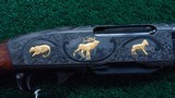 *Sale Pending* - VERY FINE REMINGTON MODEL 760 F GRADE RIFLE ENGRAVED BY ROBERT RUNGE IN CALIBER 30-06 SPRG - 10 of 25