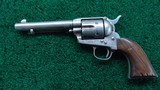 VERY INTERESTING ANTIQUE COLT SAA IN 45 COLT - 2 of 17