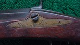 *Sale Pending* - HALF STOCK PERCUSSION RIFLE IN ABOUT 32 CALIBER - 8 of 21